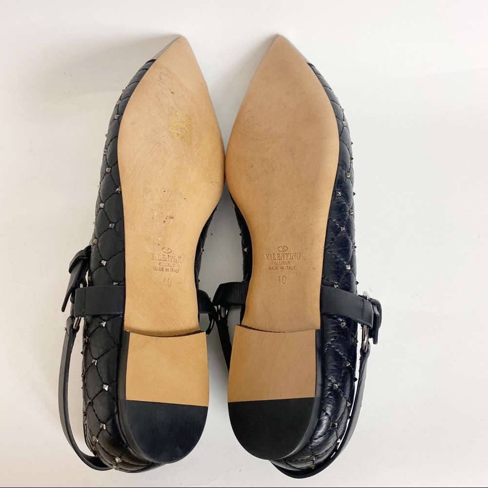 Valentino Rockstud ballet flats size 40 EUC - Picture 6 of 6